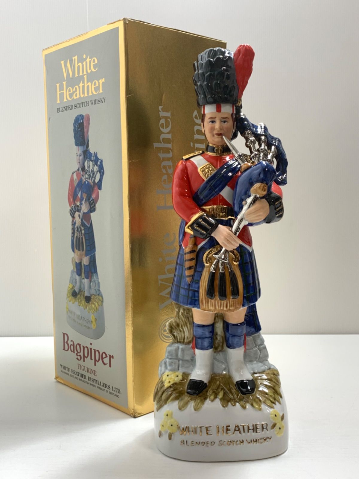 ホワイト・ヘザー スコットランド バグパイプ奏者 陶器製 【公式通販】