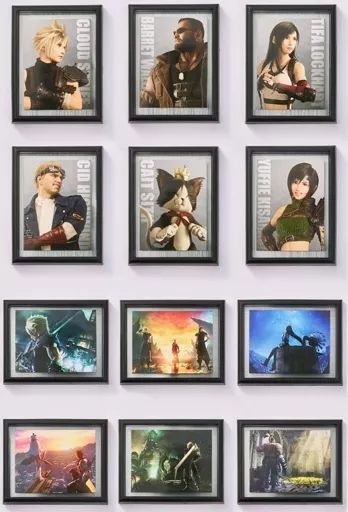 ファイナルファンタジーVIIリバース フレームマグネットギャラリー セット ファイナルファンタジーVII リバース フレームマグネット