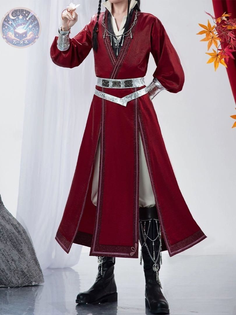 天官賜福 公式衣装 アニメ コスプレ 鬼王 花城 猫屋小舗 ウィッグ靴武器追加可 コスチューム ハロウィン仮装 イベント衣装 コスプレセット 高品質コスプレ 再現度高め
