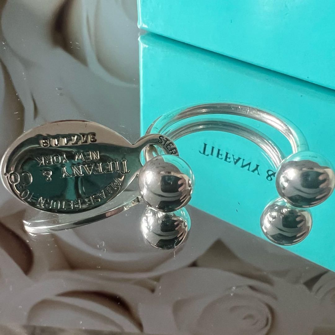 良好品】 【美品】TIFFANY&Co ティファニー リターントゥ キーリング