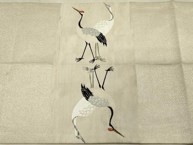 平和屋着物○九寸開き名古屋帯 総絞り 亀甲柄 正絹 逸品 DAAX8831cm