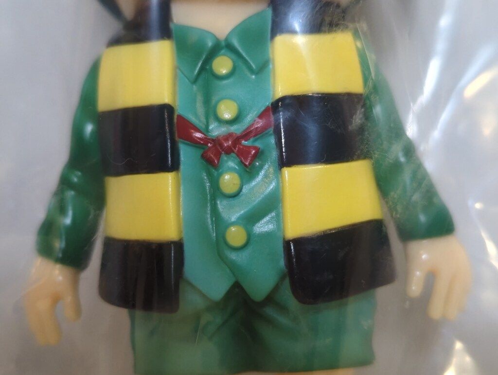 ゲゲゲの鬼太郎 つむり目緑シャツverソフビ 約15cm 未開封 ロクでナシ