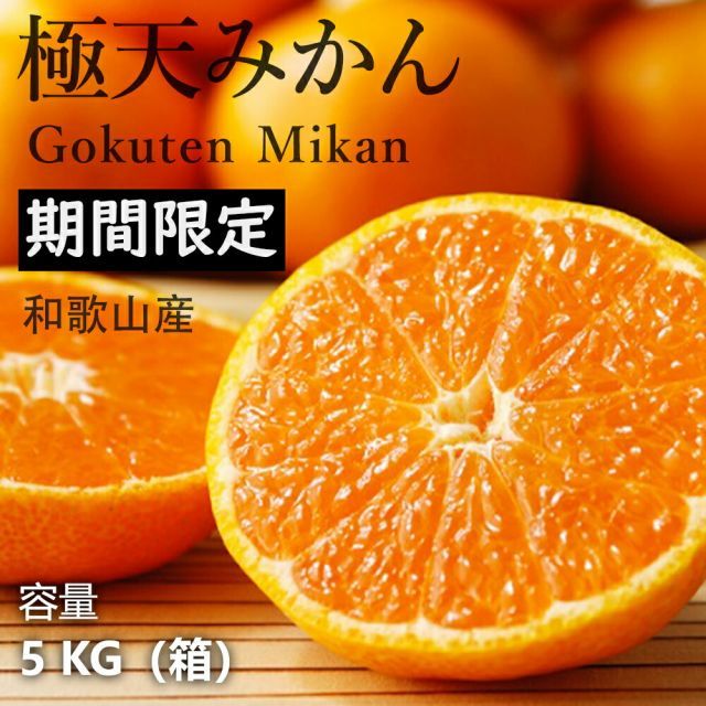 販売期間中 天みかん 和歌山県産 樹上でしっかりと完熟するまで生育させた 木熟みかん 国産 贈呈品ランク 1箱 約5Kg 天 の中でもさらに糖度を選りすぐったものが 天 品質管理 冷蔵3℃〜6℃管理 常温配送 期間 販売