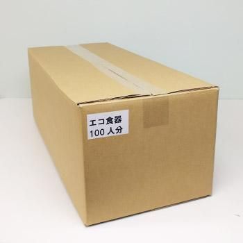 エコ食器セット100人分 使い捨て食器 紙皿 防災グッズ 必要なもの