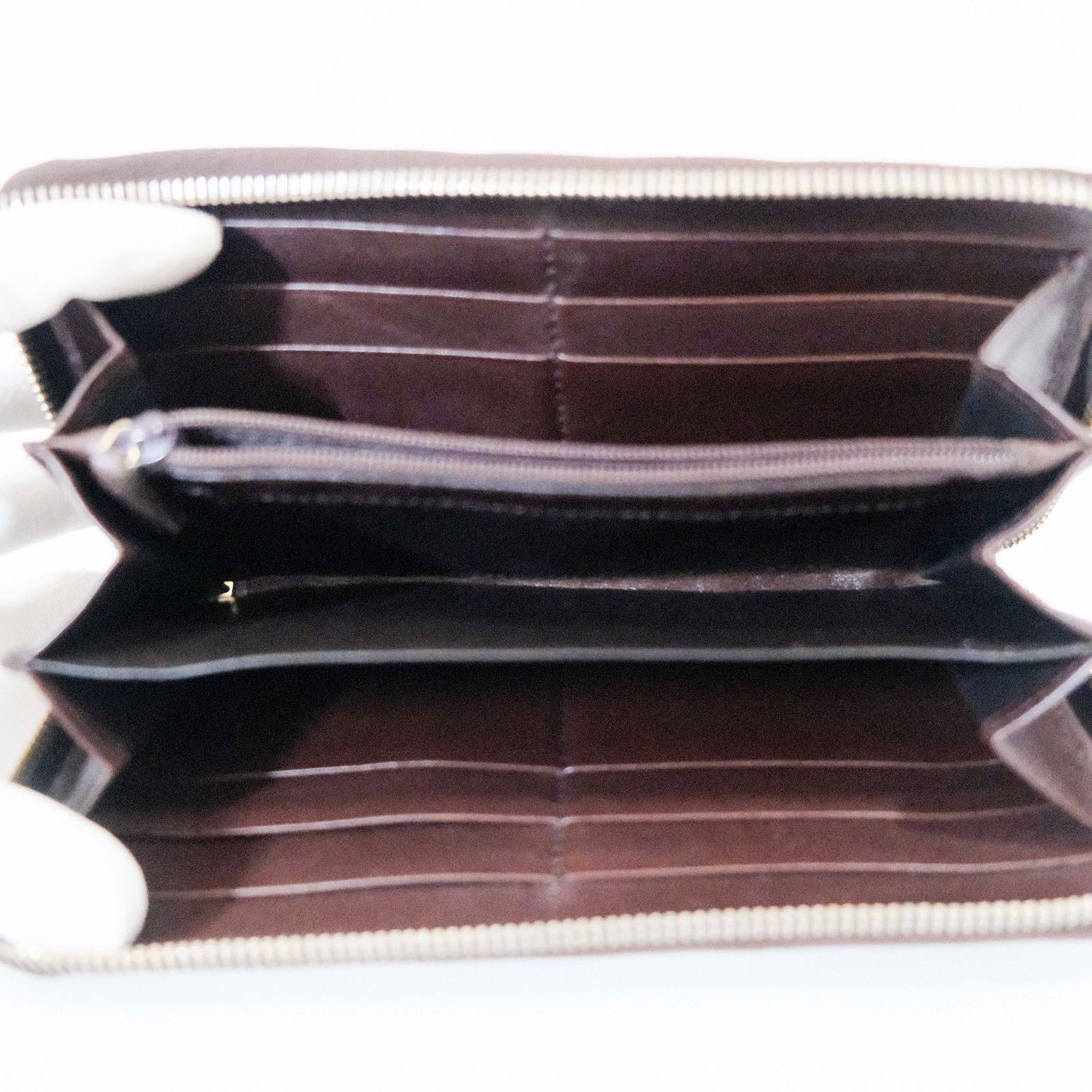 美品○GUCCI グッチ メンズ レディース 長財布 ラウンドファスナー 