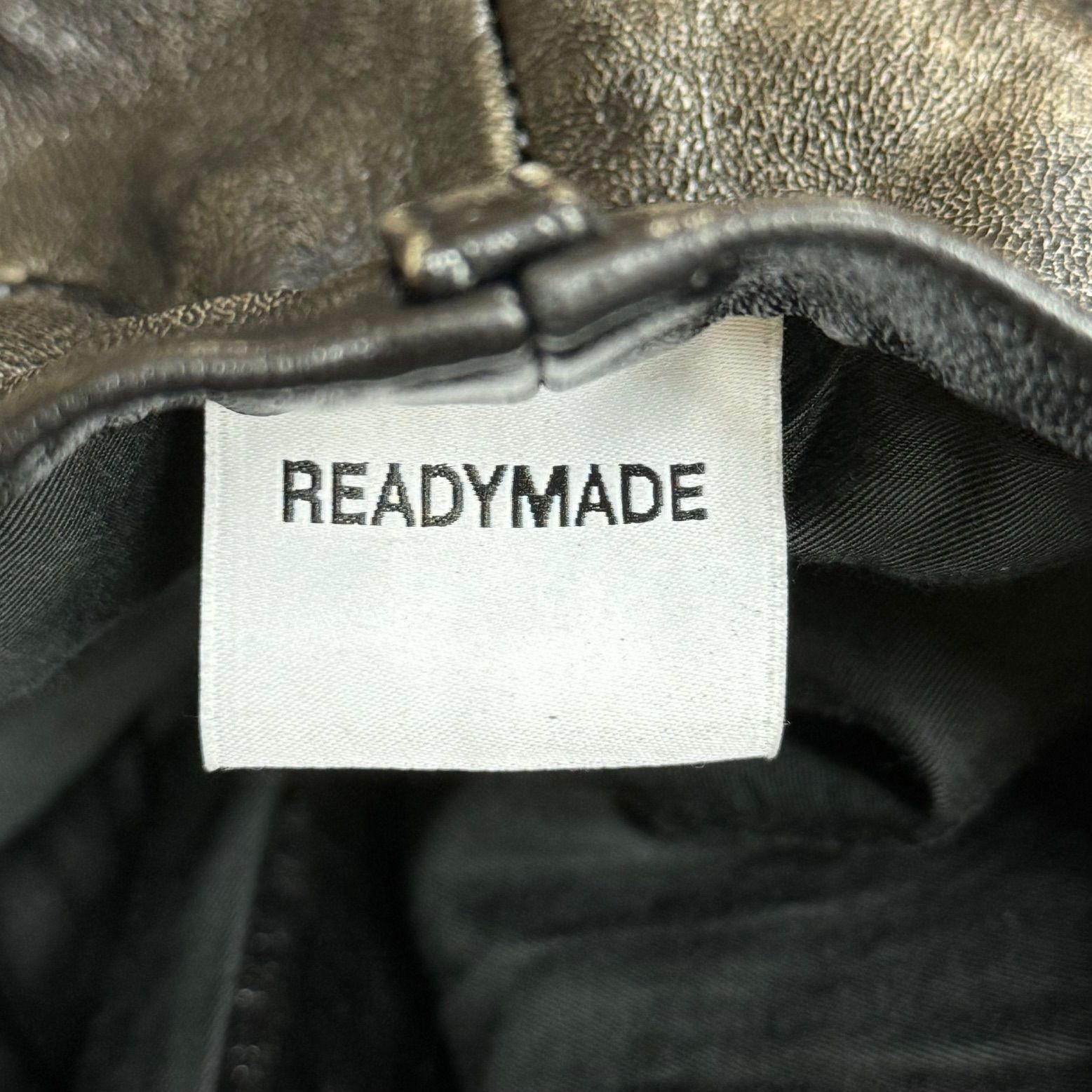 定価343000円 READYMADE 23AW LEATHER PANTS RE-LE-BK-00-00-240