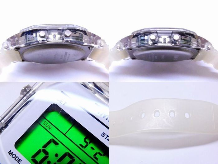 タイメックス TIMEX 時計 クォーツ トランスルーセント クリア ホワイト レディース メンズ □７I CAMPINGPARCCENTRAL_COM