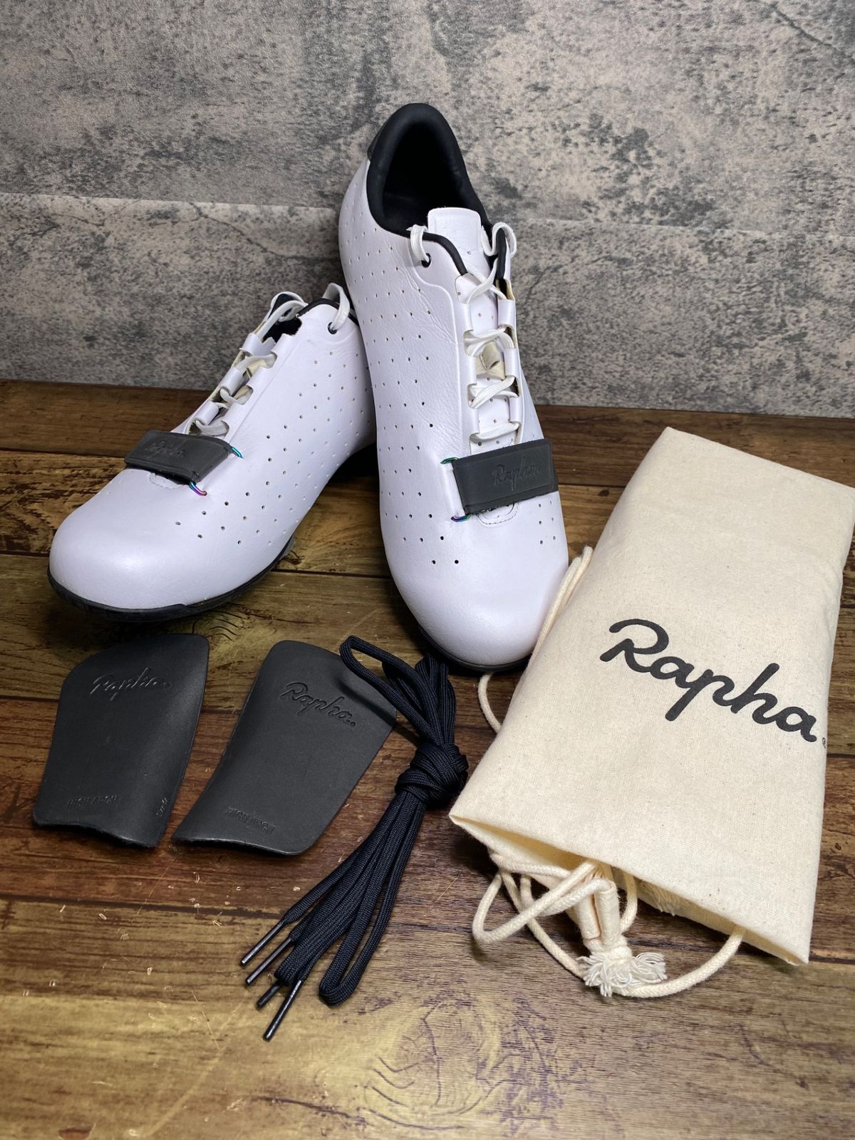 JB159 ラファ Rapha CLASSIC SHOE ビンディングシューズ 白 EU43 3穴