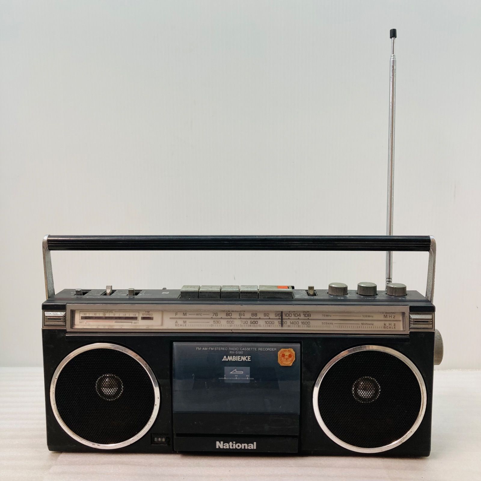 ジャンクNational ナショナル ラジカセ RX-5180ラジオカセット