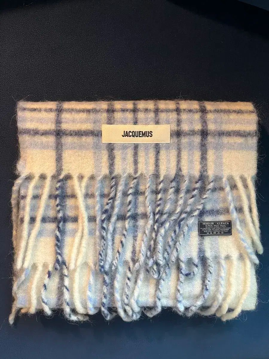 JACQUEMUS ジャックムス チェック マフラー ほぼ