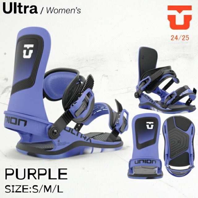 24-25 UNION ユニオン ULTRA ウルトラ Mサイズ　black Ultra Men's Snowboard Binding 2025 | Union Binding Company
