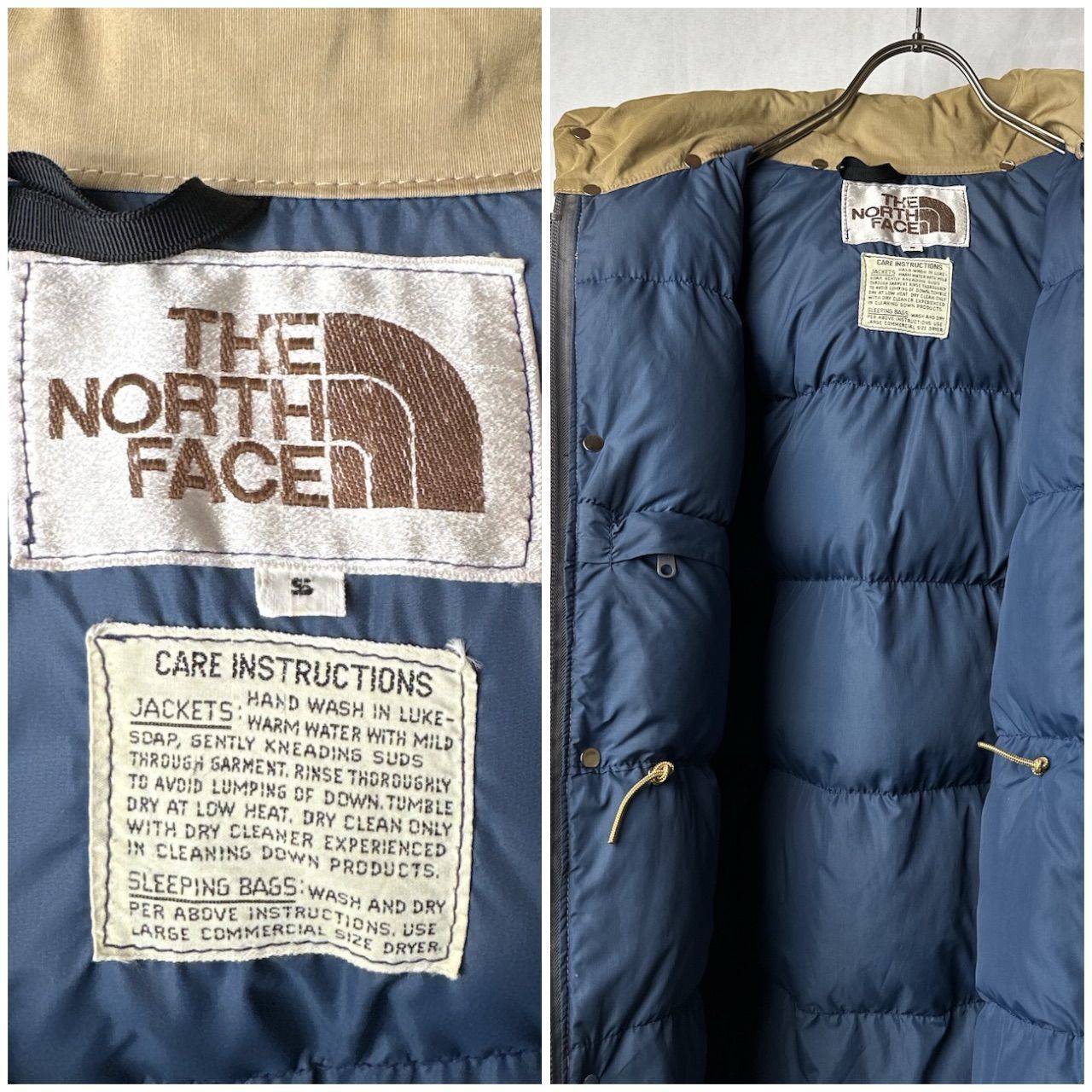 70s 茶タグ THE NORTH FACE ザノースフェイス ダウンジャケット 