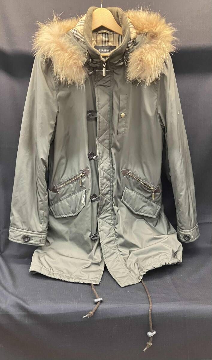 バーバリー ブラックレーベル メンズ モッズコート M51 オリーブ