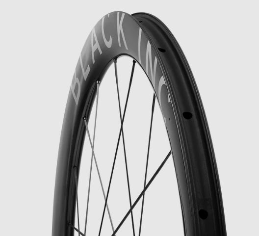 BLACK INC48/58　ホイール前後セット（シルバーデカール）シマノフリー BLACK INC(ブラックインク) BLACK 48/58 ホイール前後セット（シルバー