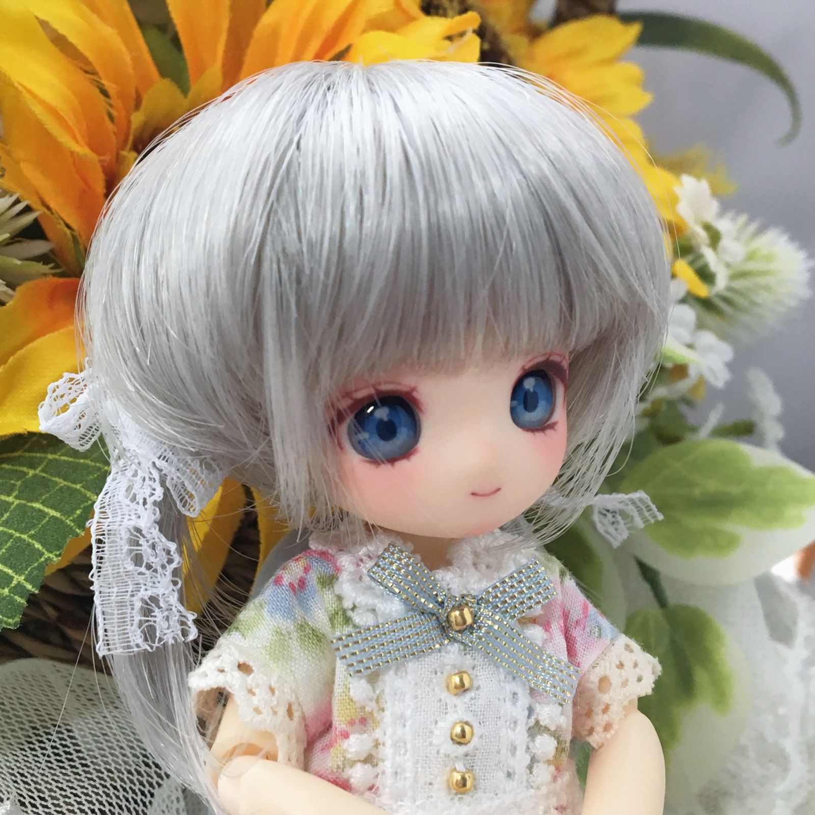 かすたむフェイス cream (レジン盛り)+アイ【Viola Syrup】② かすたむフェイス cream (レジン盛り)+アイ【Viola Syrup】②