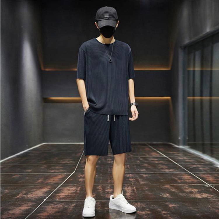 セットアップ メンズ 半袖 シャツ ショートパンツ ハーフパンツ