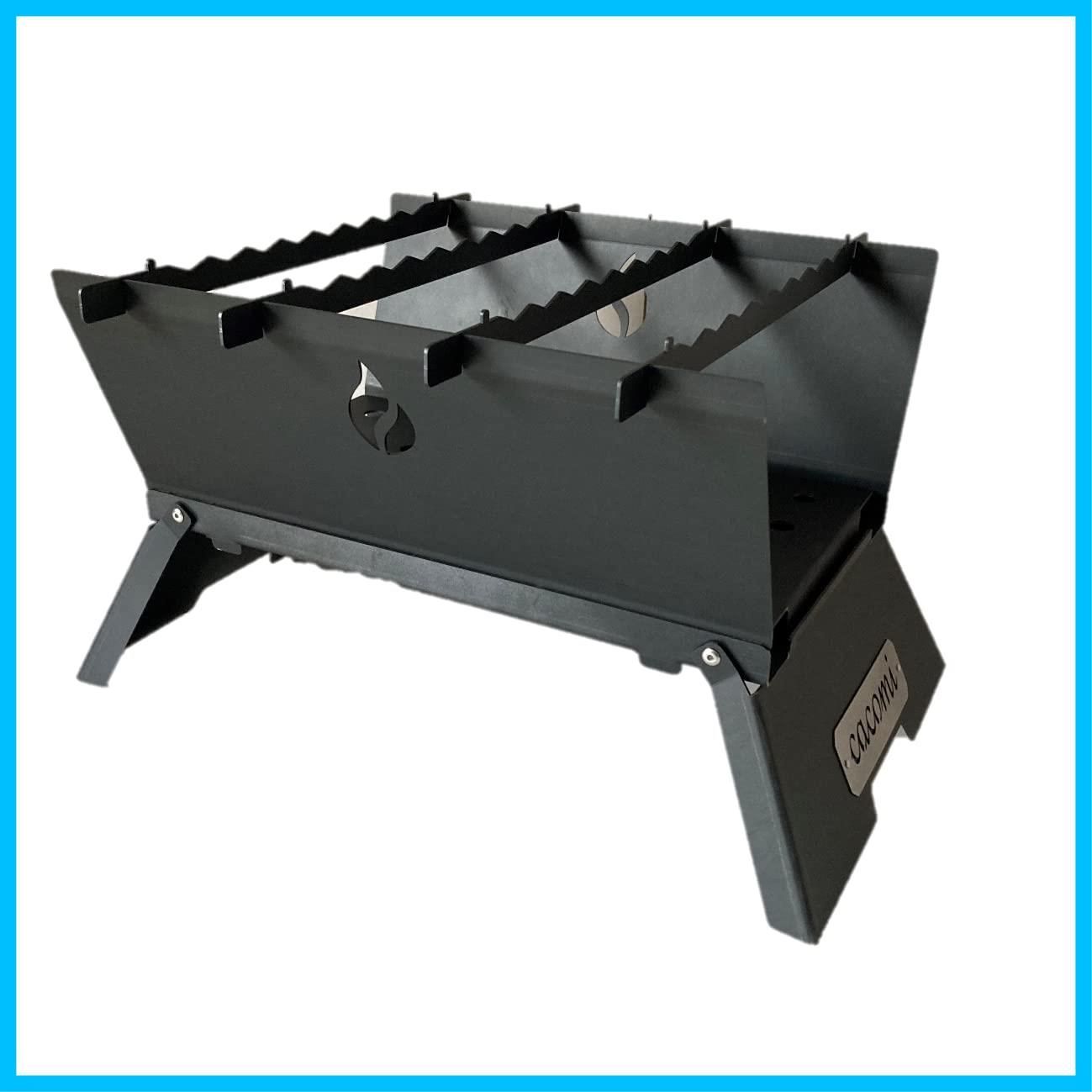 ステンレス 焚き火台 ハンドメイド 自作 バーベキュー 焼き鳥台