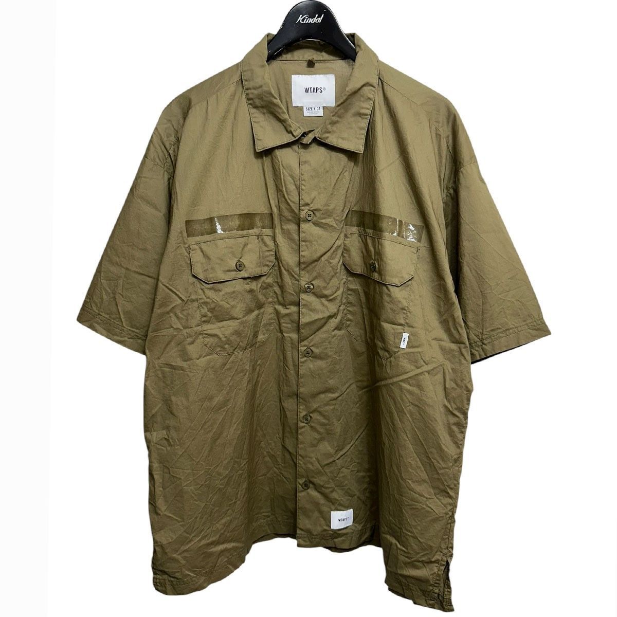 WTAPS DECK SS クリアロゴプリント半袖シャツ 231BRDT-SHM03 8071000161819