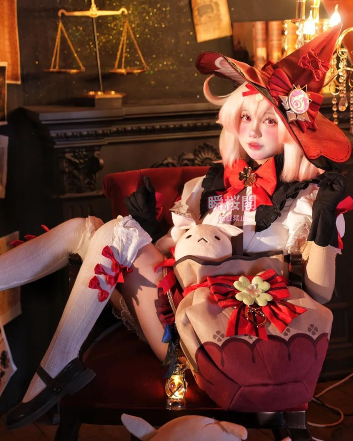 新発売 クレー コスプレ ウィッグ付き 星燭に揺れる爛花 原神 コスプレ衣装 フルセット コスチューム 大人用 仮装 Genshin Klee ハロウィン CS0916BJ