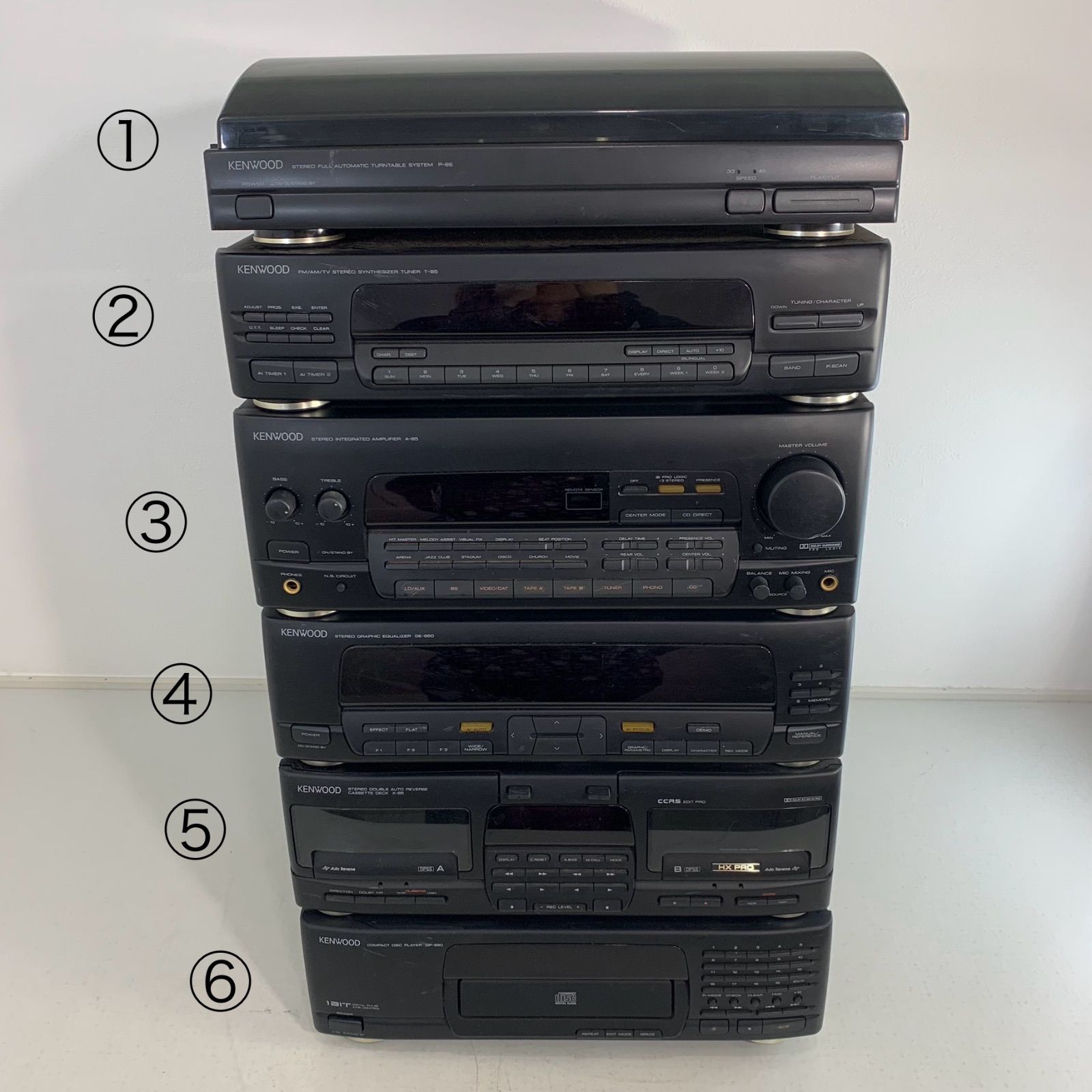 T　バブルコンポ　KENWOOD ケンウッド Yahoo!オークション - 中古 KENWOOD/ケンウッド システムコンポ