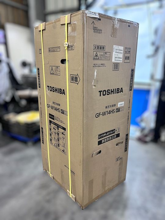 開封済 ♥品 TOSHIBA 冷凍庫 135L 右開き ダークシルバー GF-W14HS-HT WWW_KANDAIZUMI_COM