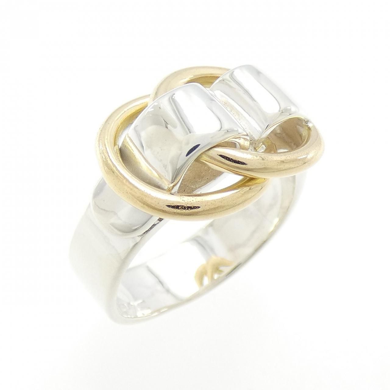 ヴィンテージ】エルメス ドゥ ア ノー リング - メルカリ 