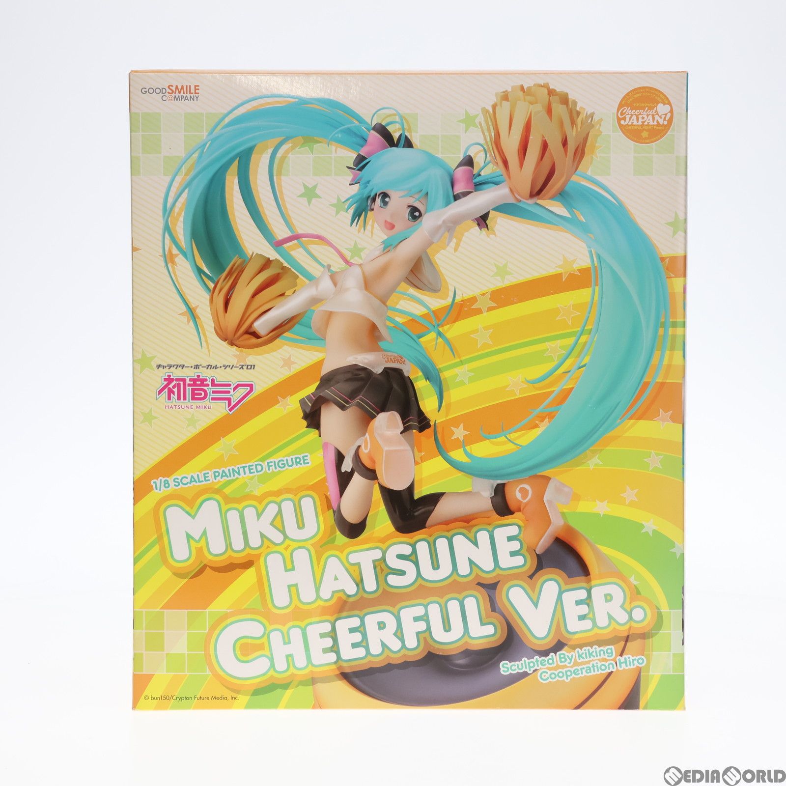 キャラクターボーカルシリーズ01 初音ミク Cheerful 1/8 フィギュア Amazon.co.jp: 初音ミク Cheerful JAPAN Ver. 1/8 完成品