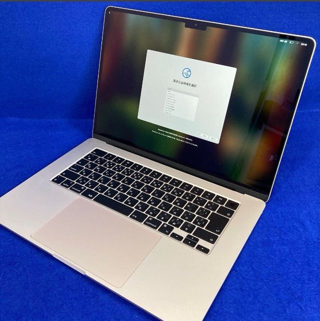 展示 MacBook Air MRYR3J|A 15.3インチ SSD256GB メモリ8GB 8コアCPU 10コアGPU M3 スターライト 2025モデル 15.3型