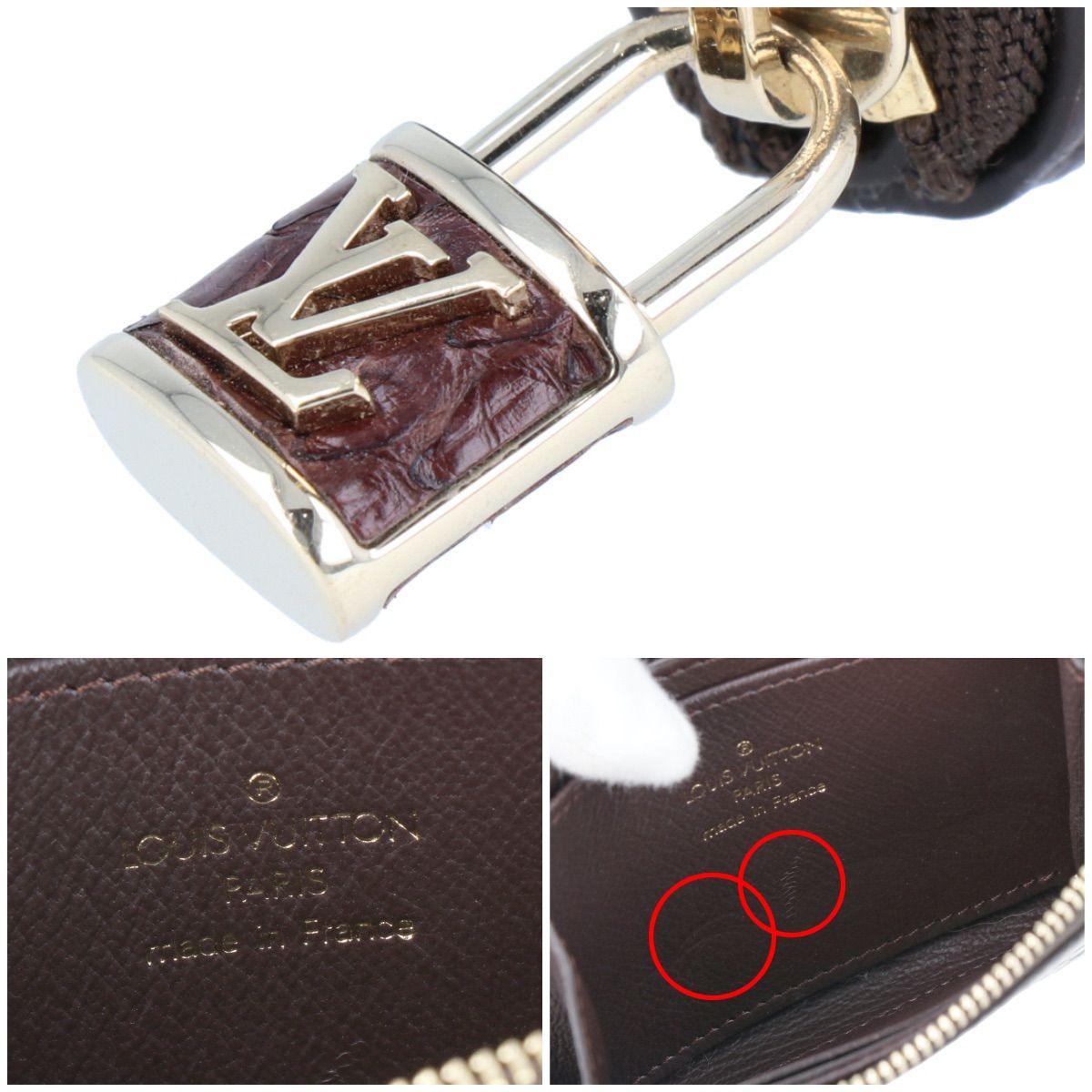 Louis Vuitton】ルイ・ヴィトン エキゾチック レザー ジッピー コイン 