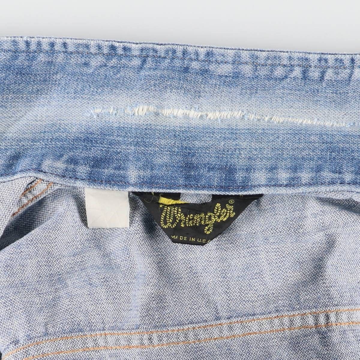 古着 70年代 ラングラー Wrangler 黒タグ デニムジャケット USA製  