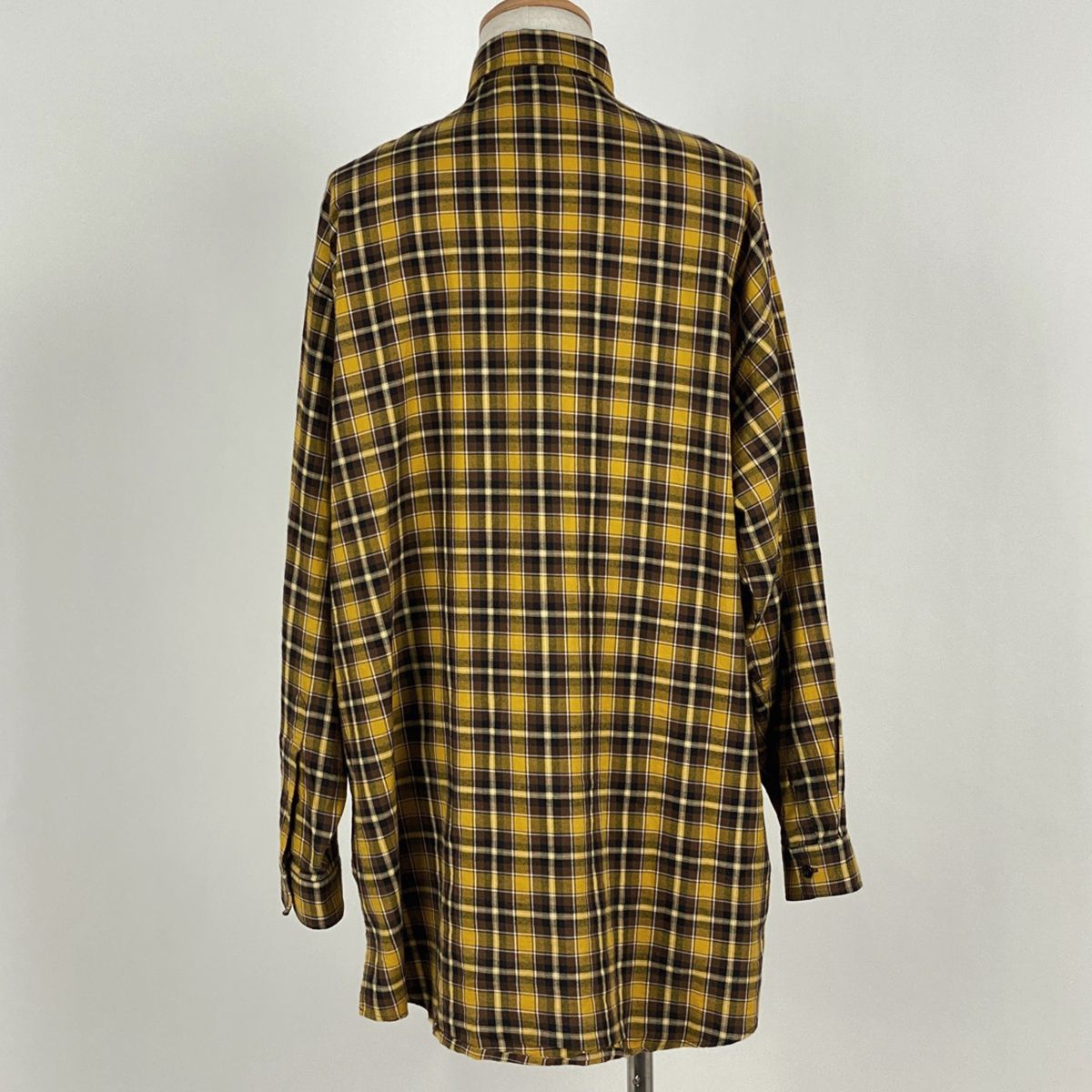 BALENCIAGA イエローチェックシャツ 』 バレンシアガ - BALENCIAGA