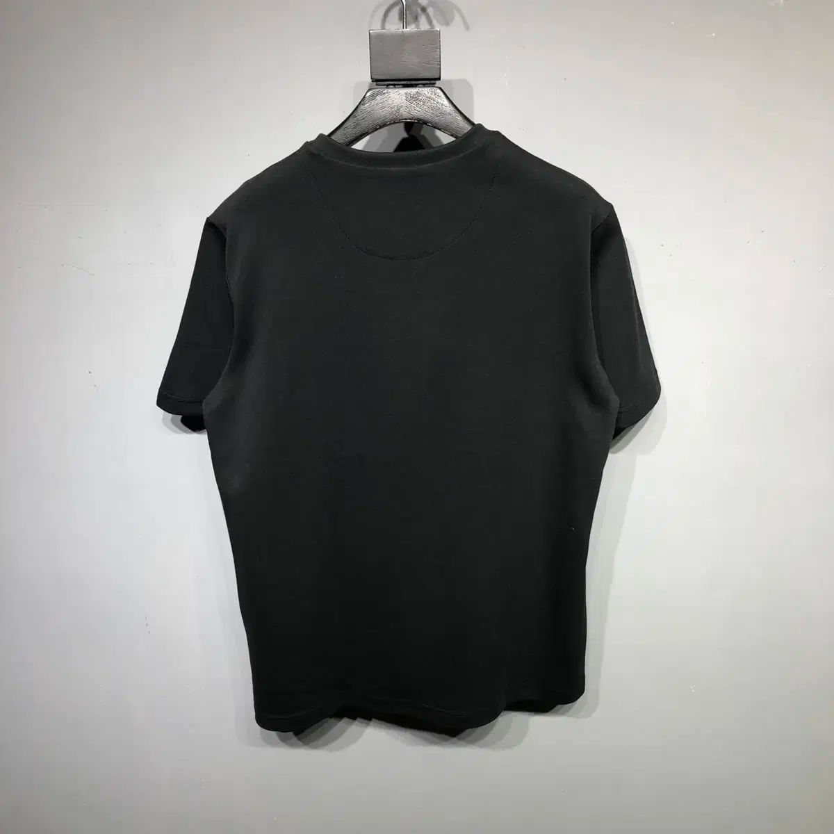 PRADA 黒 半袖Tシャツ 送料関税込☆PRADA ジャージ&ナイロンロゴ 半袖 Tシャツ メンズ