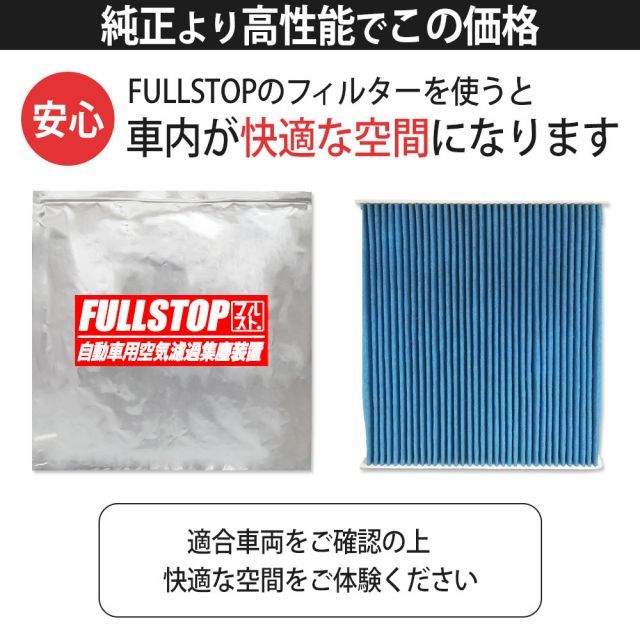 FULLSTOP フルストップ エアコンフィルター 車用 交換 消臭 NISSAN ニッサン 日産 キックス H59A FUL-M303