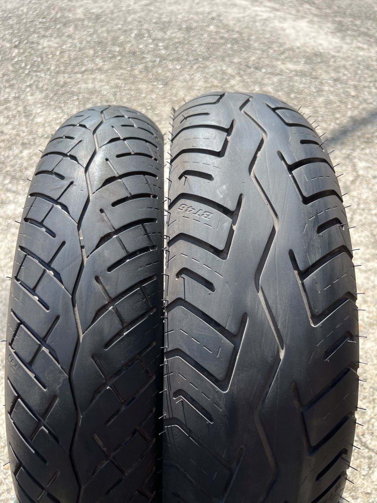 ブリヂストン BT46 前後セット 120|70-17 140|70-17 313