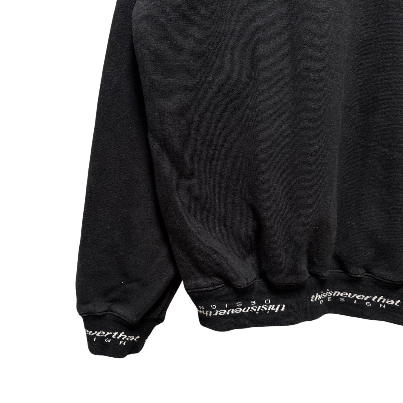 thisisneverthat ブラック スウェット L Thisisneverthat スウェット XL相当(表記L) ビックシルエット