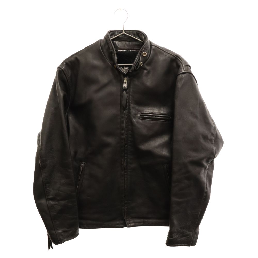 極美品　ショット　641 シングルライダース　黒　ボアライナー 楽天市場】SCHOTT ショット 641 ボアライナー付 レザー シングル