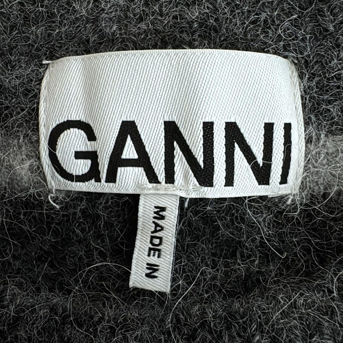 ダークグレー×ライトグレー クルーネック