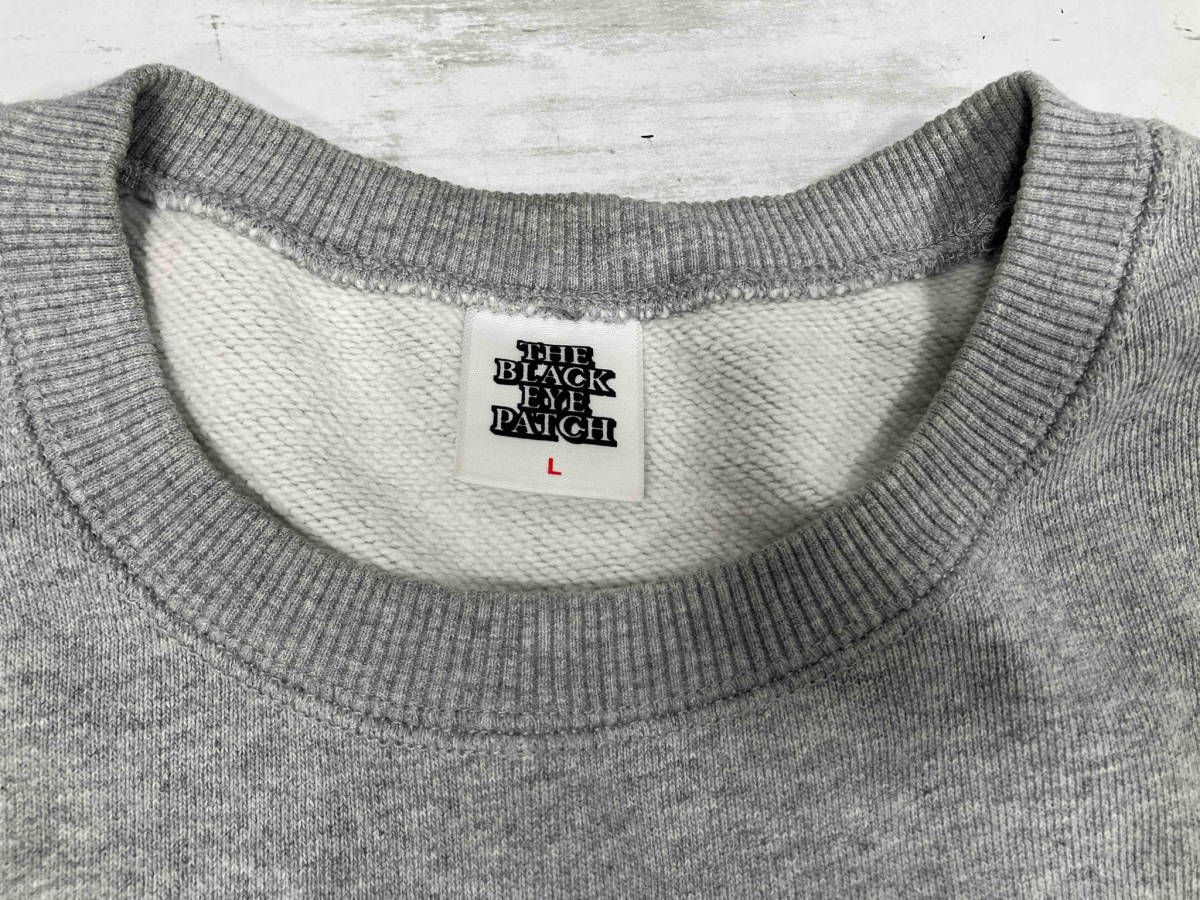 THE BLACK EYE PATCH ブラック アイ パッチ スウェット サイズL シミ 