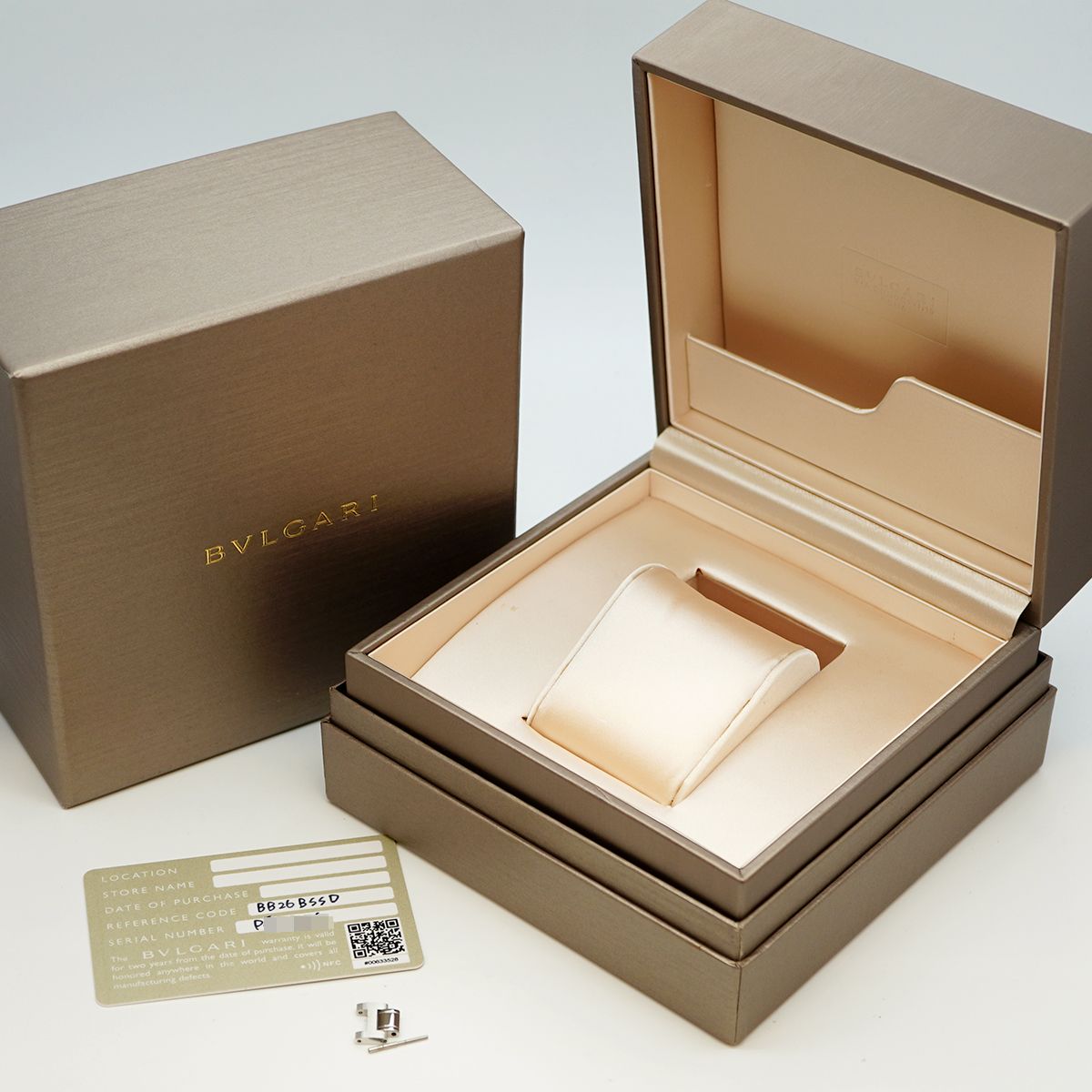 5wwi0264 ブルガリ ブルガリブルガリ BBL26S 黒文字盤 腕時計 レディース