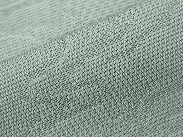 平和屋着物＊夏物 色無地 絽 墨流し紋紗 水浅葱色 正絹 逸品  