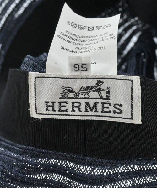 HERMES ストローハット レディース 【古着】【中古】【送料無料