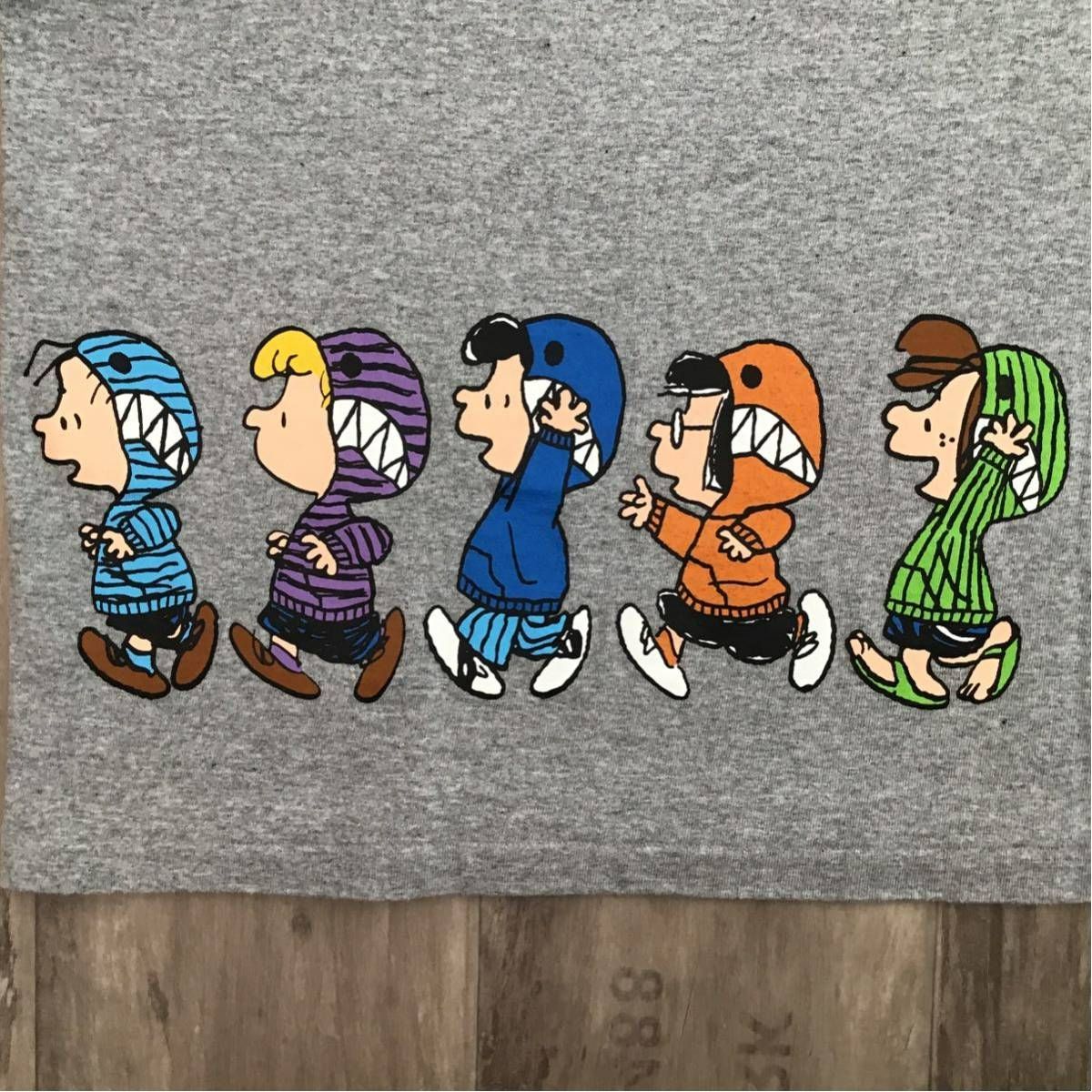 ☆激レア☆ SHARK HOODIE SNOOPY FRIENDS Tシャツ Sサイズ a bathing 