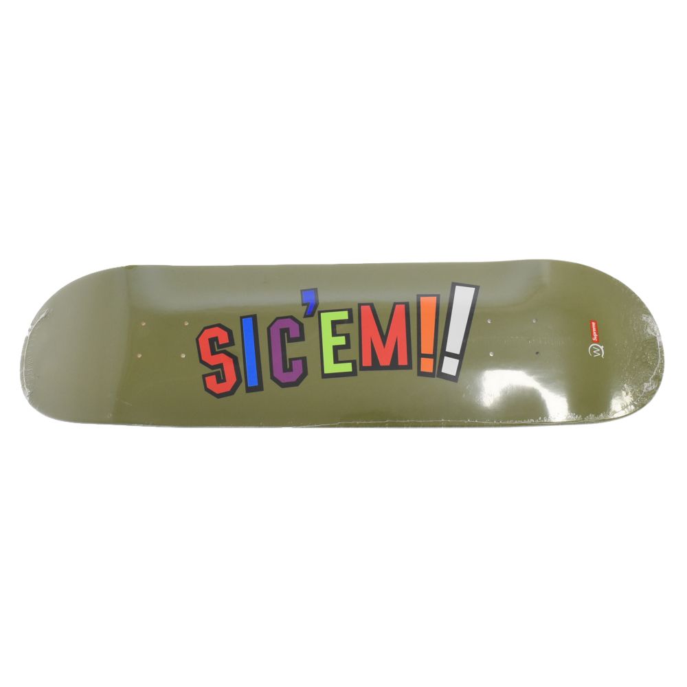 SUPREME (シュプリーム) 21AW WTAPS Sic'em! Skateboard ダブルタップス スケートボードデッキ オリーブ -  メルカリ