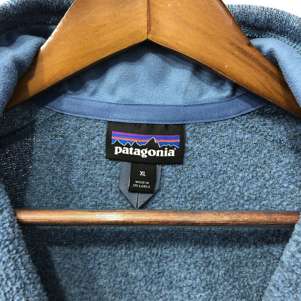 patagonia パタゴニア ベターセーター ハーフジップ フリースジャケット アウトドア ワンポイント (レディース XL) 中古 古着 Q4837