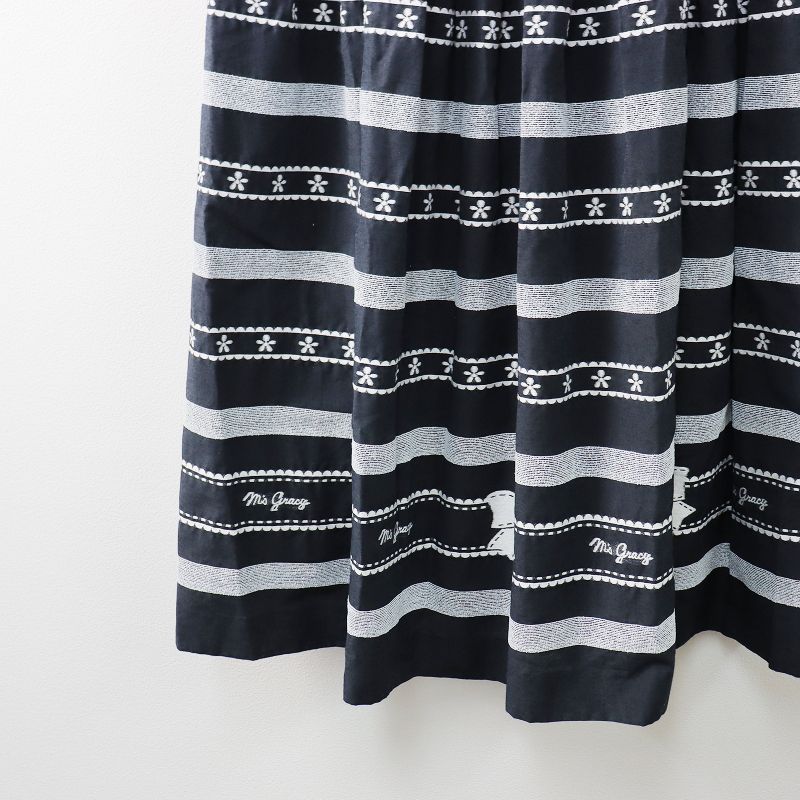 2023SS カタログ掲載品 エムズグレイシー M'S GRACY フラワーXリボン