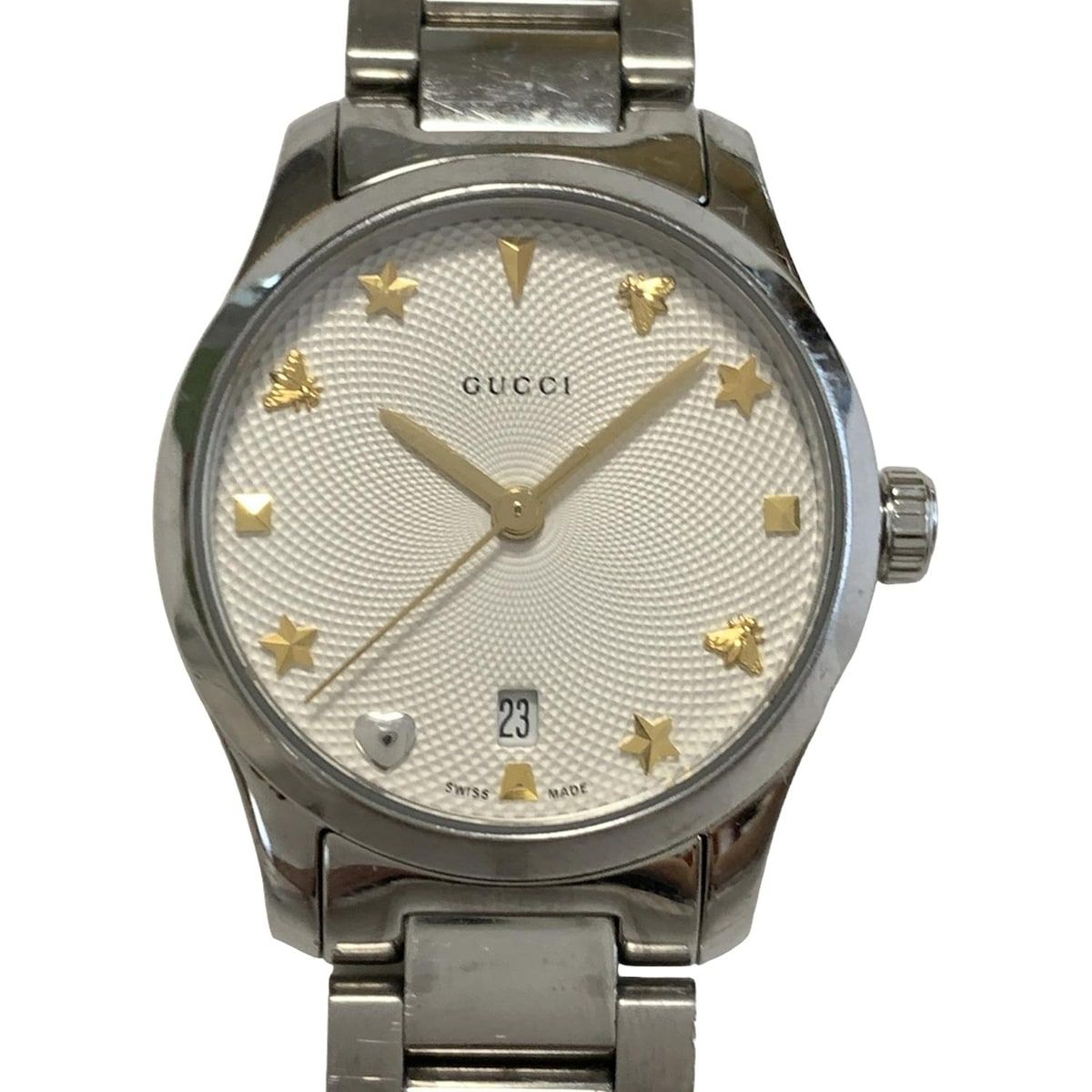 GUCCI グッチ 腕時計 - 126.5 レディース ベージュ