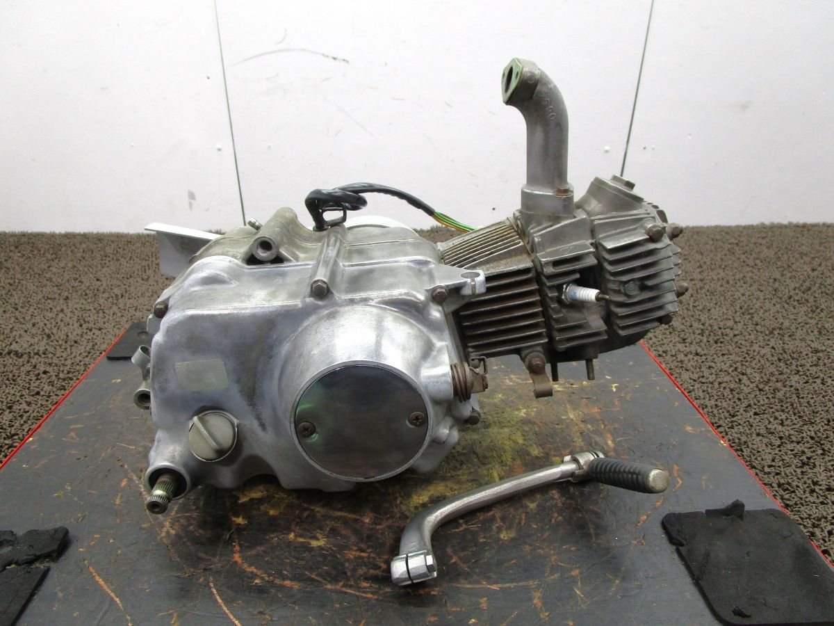 ベンリィ50S エンジン キックペダル □A672 CD50 始動 済み OH素材に ホンダ CD50E BENLY キャブ車 動画有