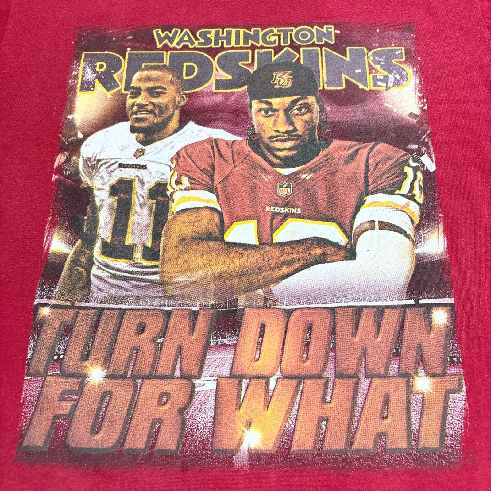 NFL Washington Redskins ワシントン・レッドスキンズ プリント Tシャツ M USA古着