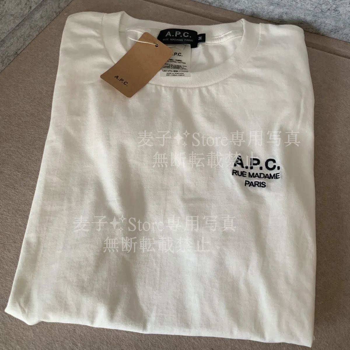 新品 A.P.C. × RELUME T-SHIRT ロゴ刺繍T ホワイト - メルカリ