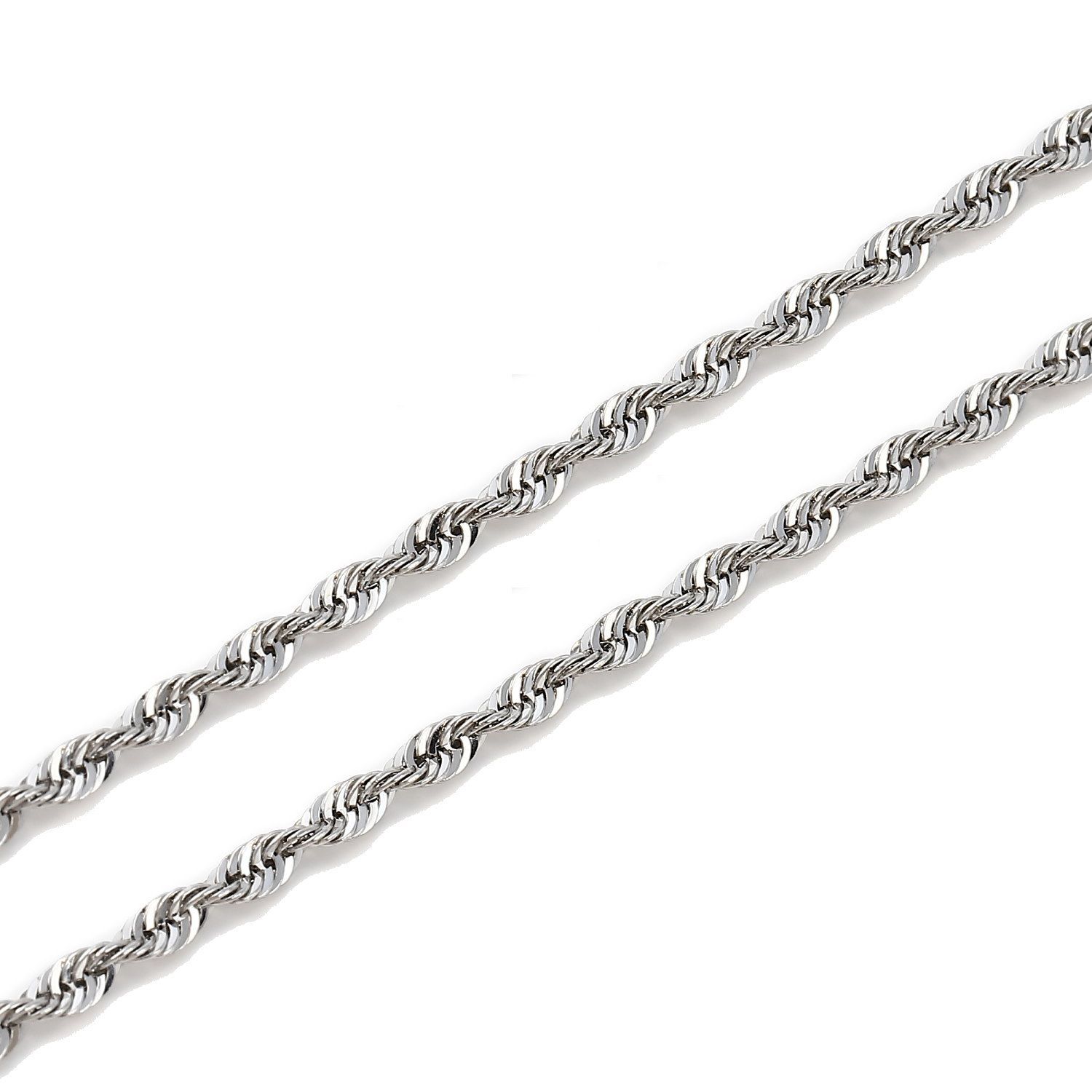 ブレスレット プラチナ パイプロープ チェーン 幅2mm - メルカリ